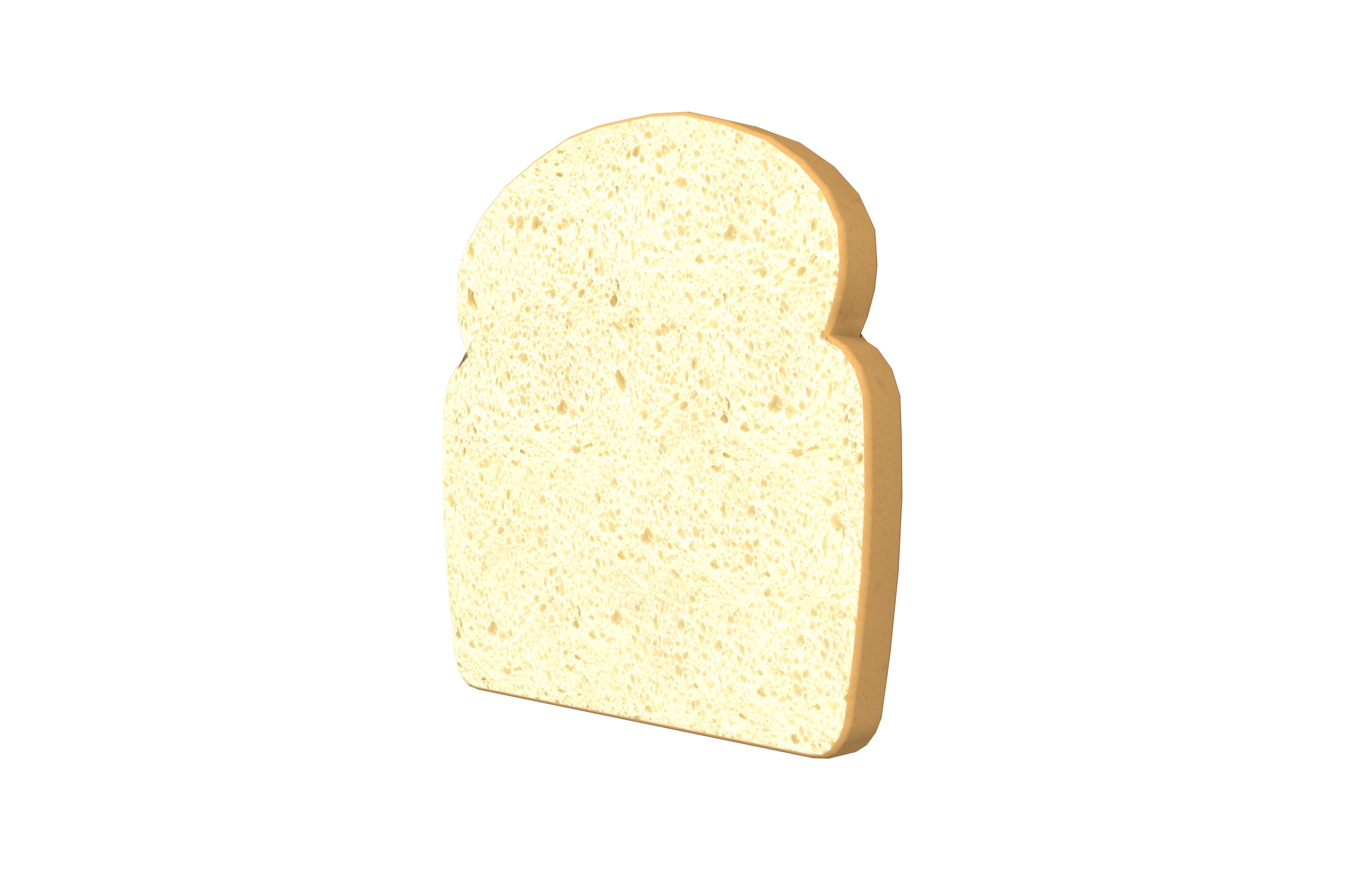 Bread v1 001 Low-poly 3D model_3