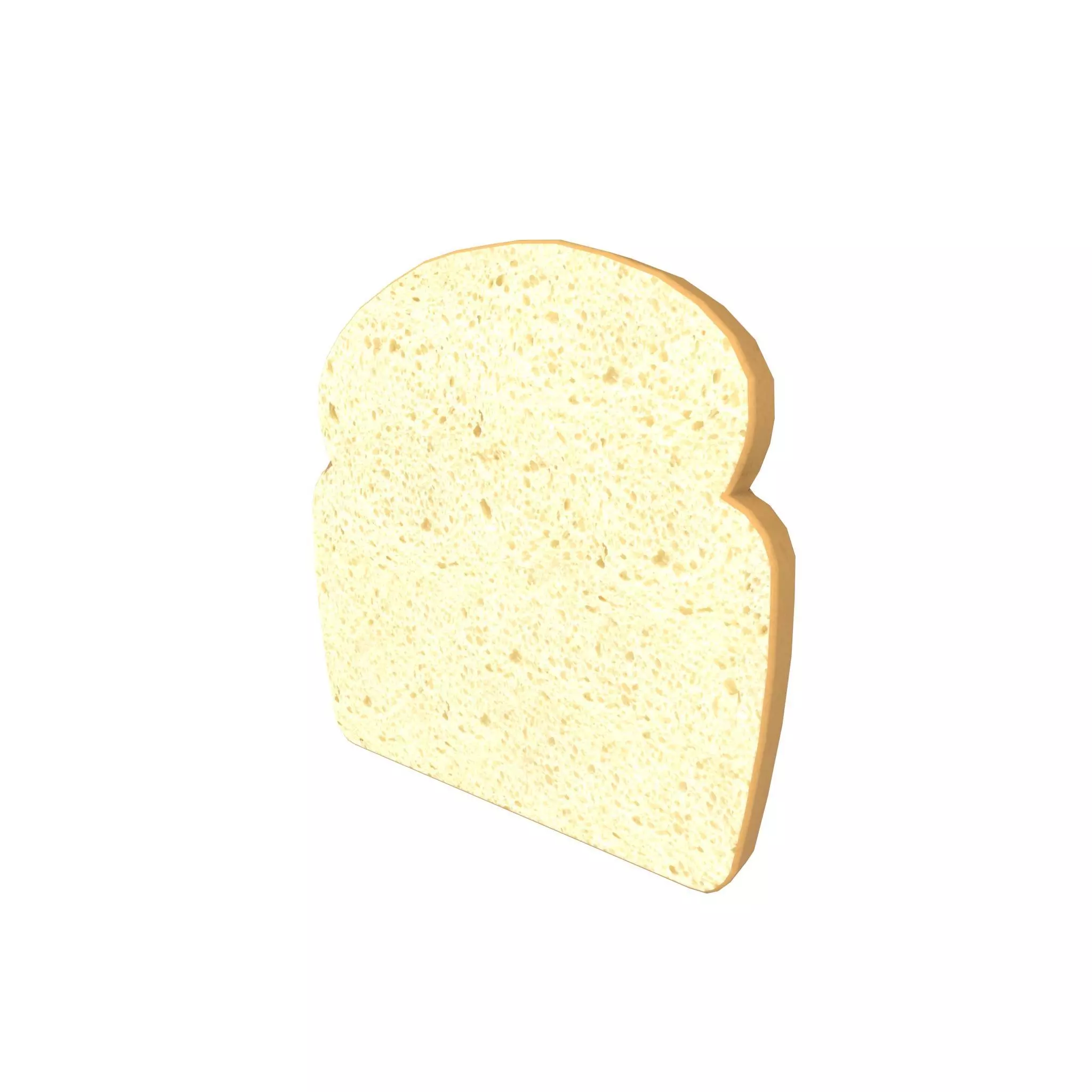 Bread v1 001 Low-poly 3D model_0