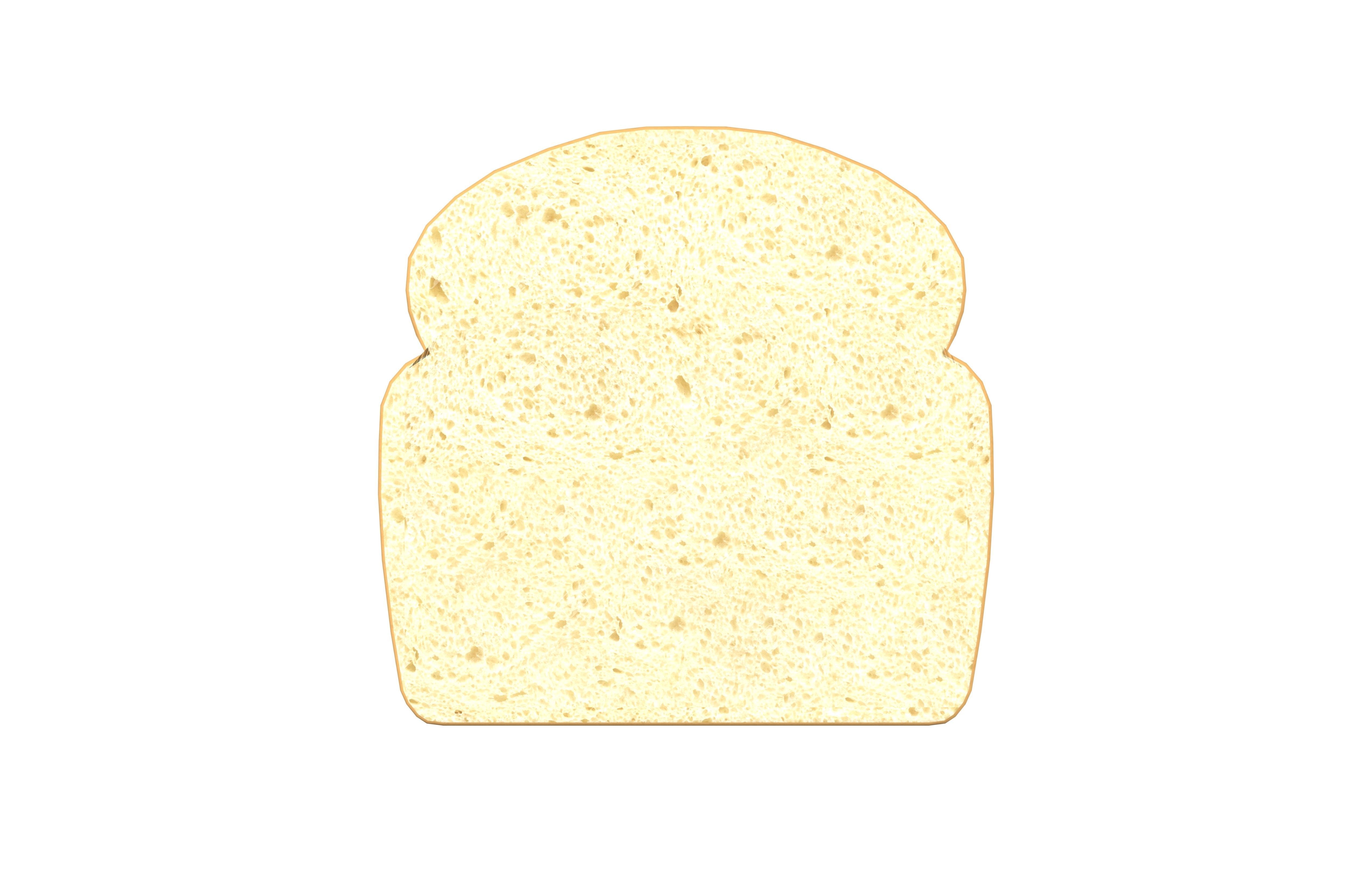 Bread v1 001 Low-poly 3D model_2