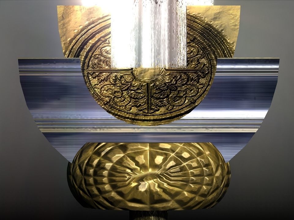 Elemental great swords collection Low-poly 3D model_26