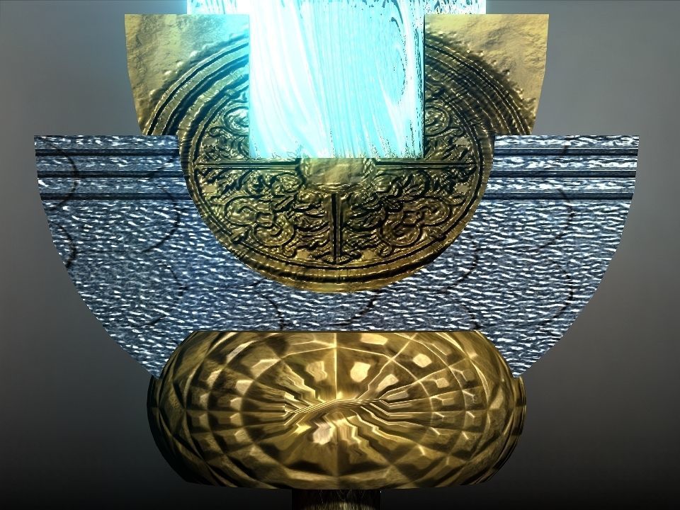 Elemental great swords collection Low-poly 3D model_22