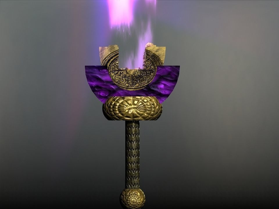 Elemental great swords collection Low-poly 3D model_31