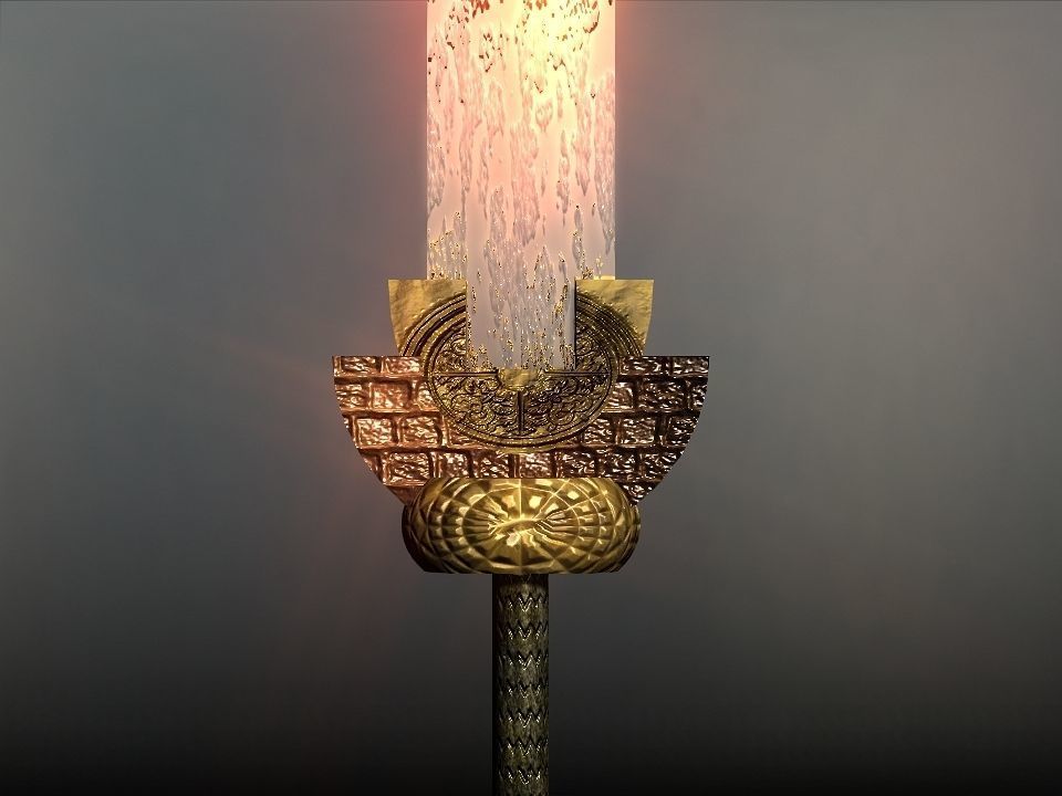 Elemental great swords collection Low-poly 3D model_3