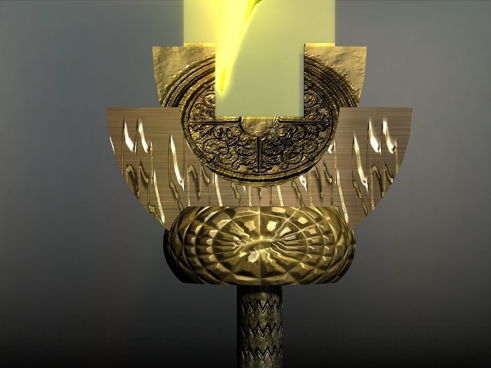 Elemental great swords collection Low-poly 3D model_19