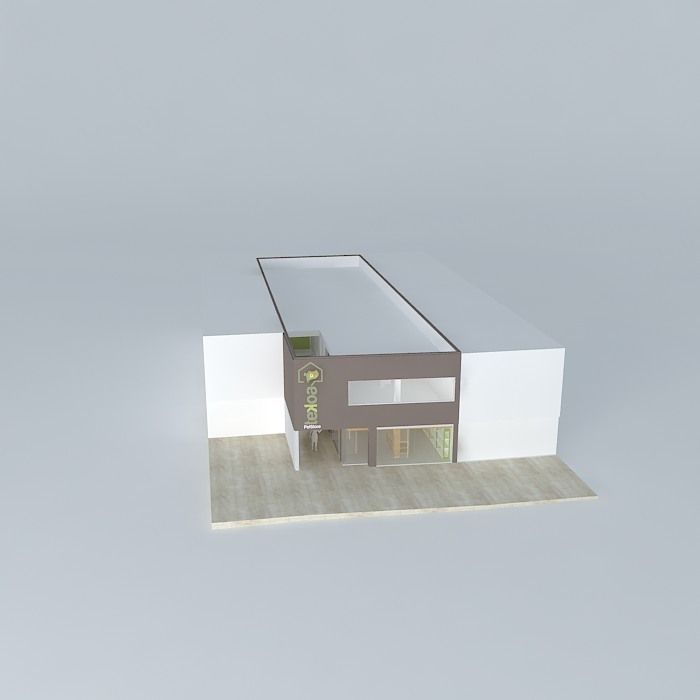 Tekoa shop exterior Free 3D model_2