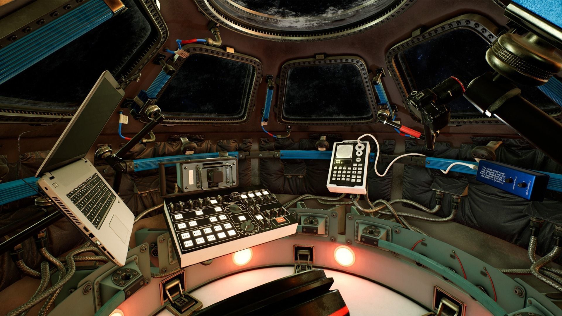 Generic Space Station Low-poly 3D model_12