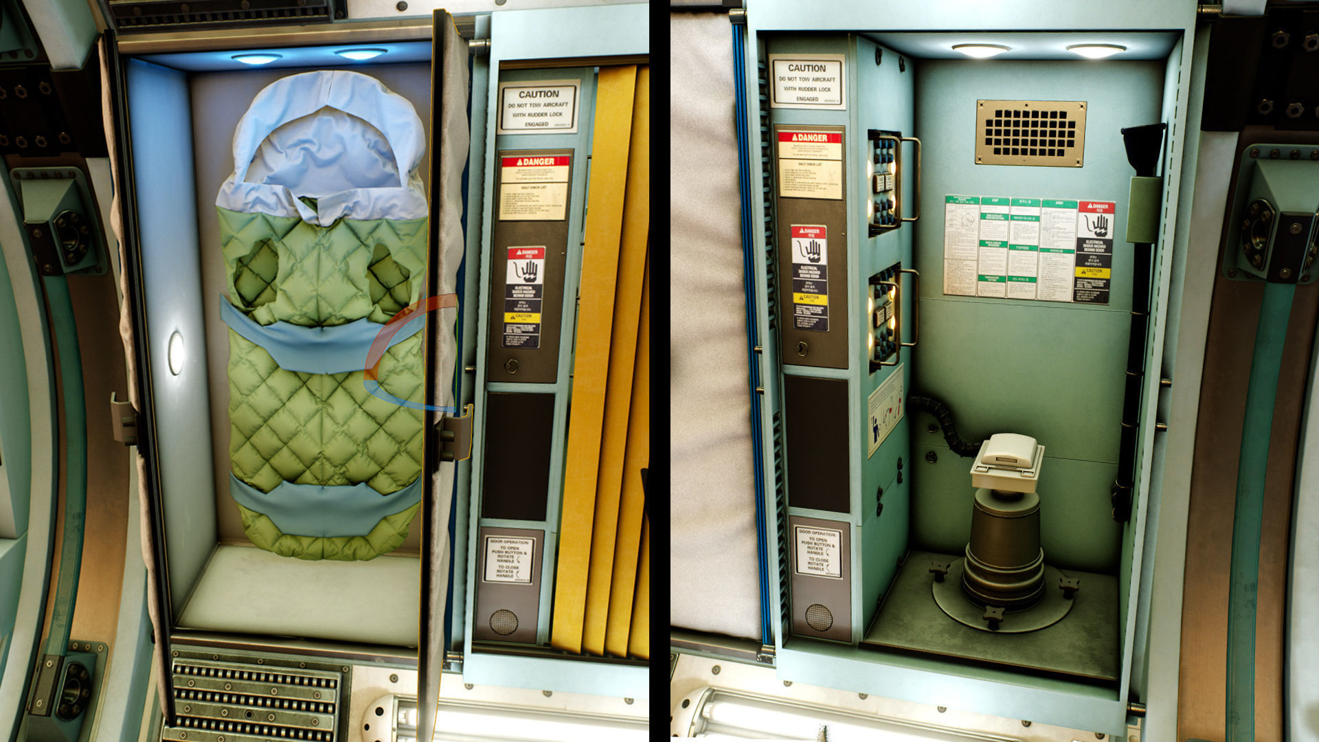 Generic Space Station Low-poly 3D model_9