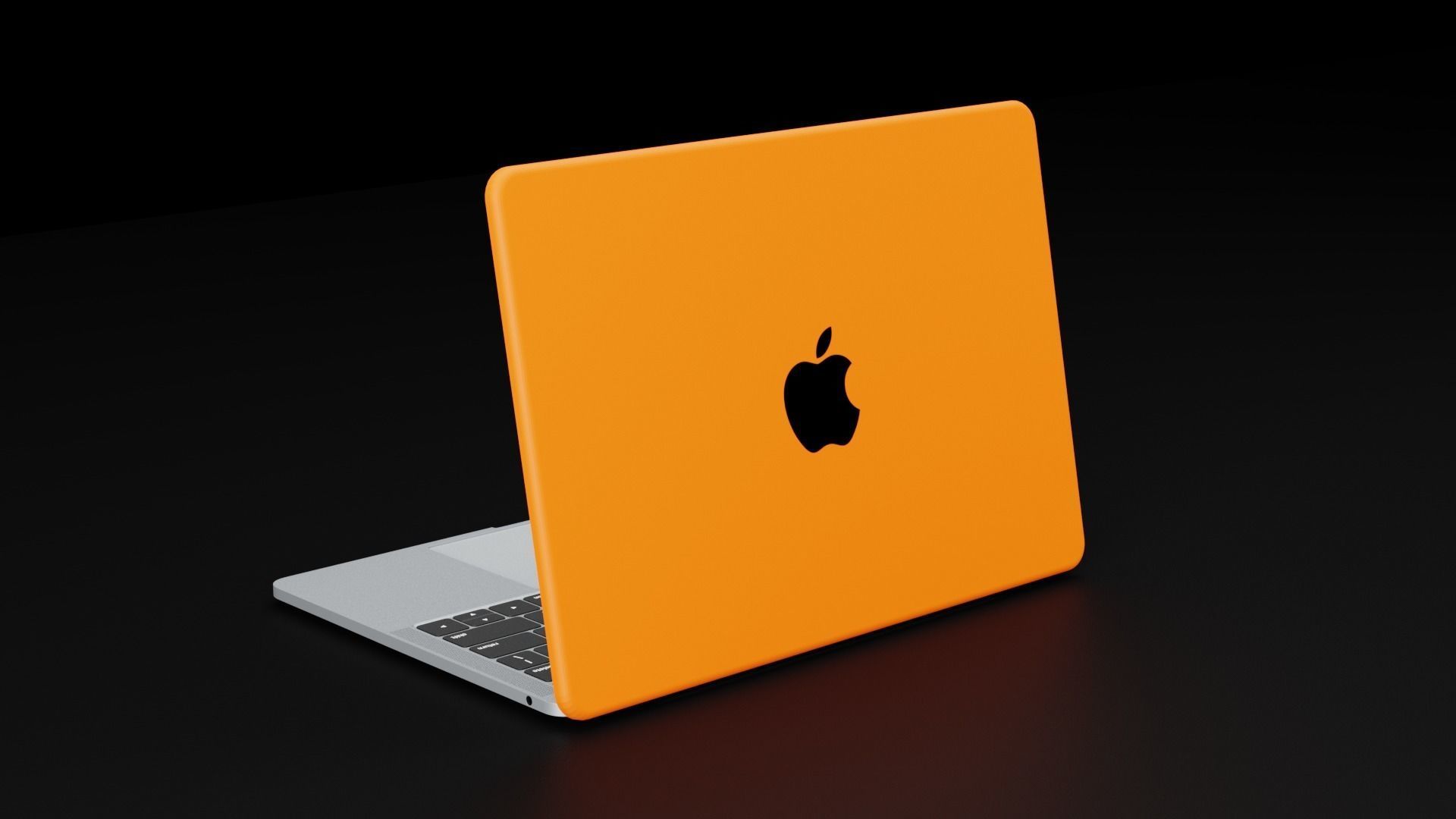 Apple Macbook Pro 13 Inch In Official Colors with Cases 3D model_2