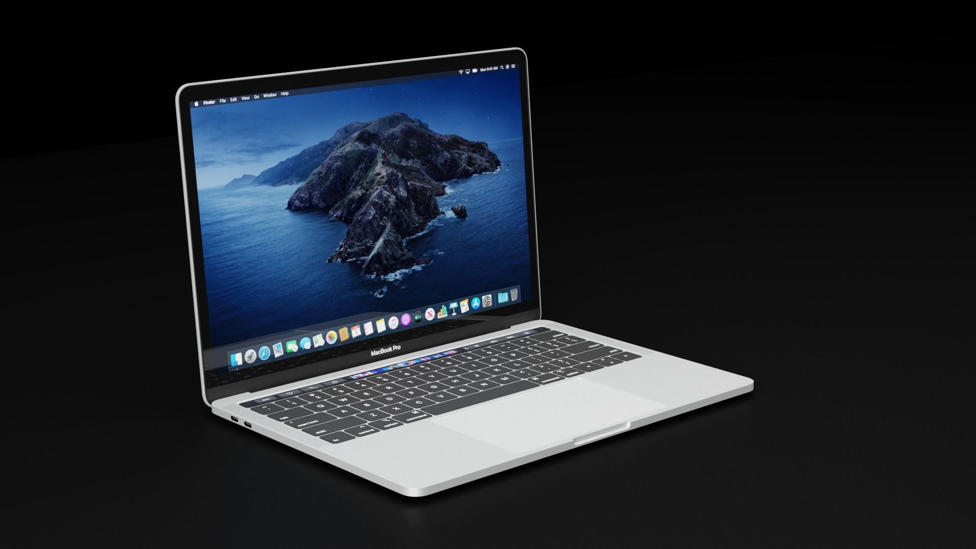 Apple Macbook Pro 13 Inch In Official Colors with Cases 3D model_7