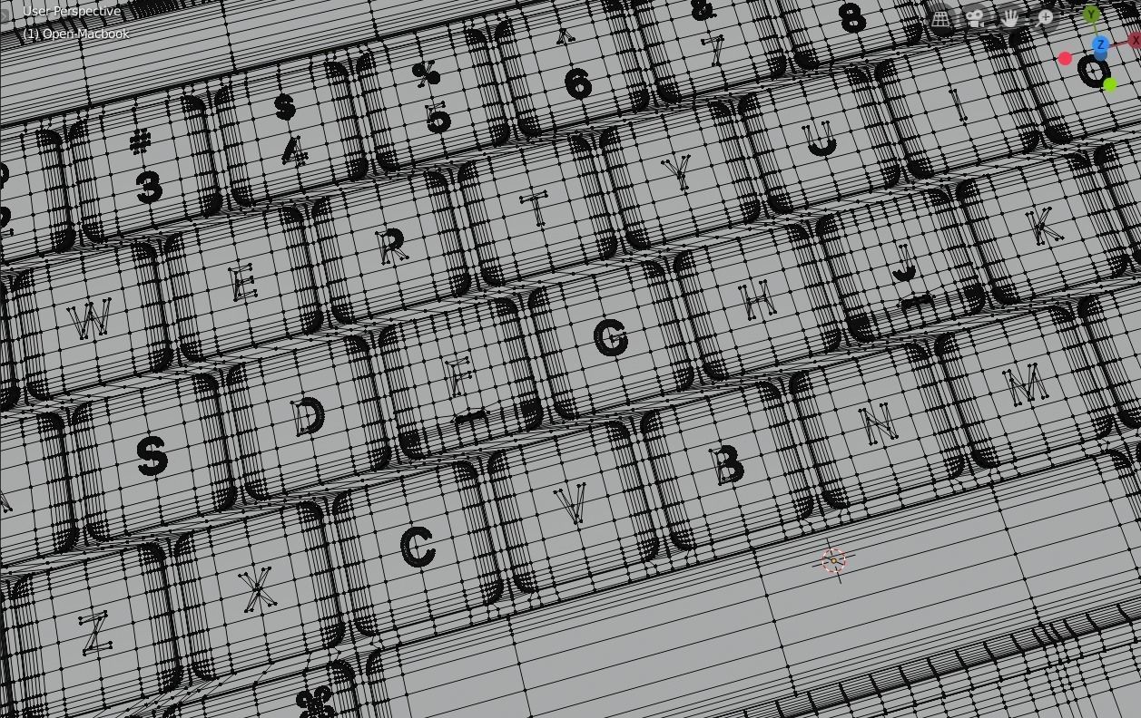 Apple Macbook Pro 13 Inch In Official Colors with Cases 3D model_13