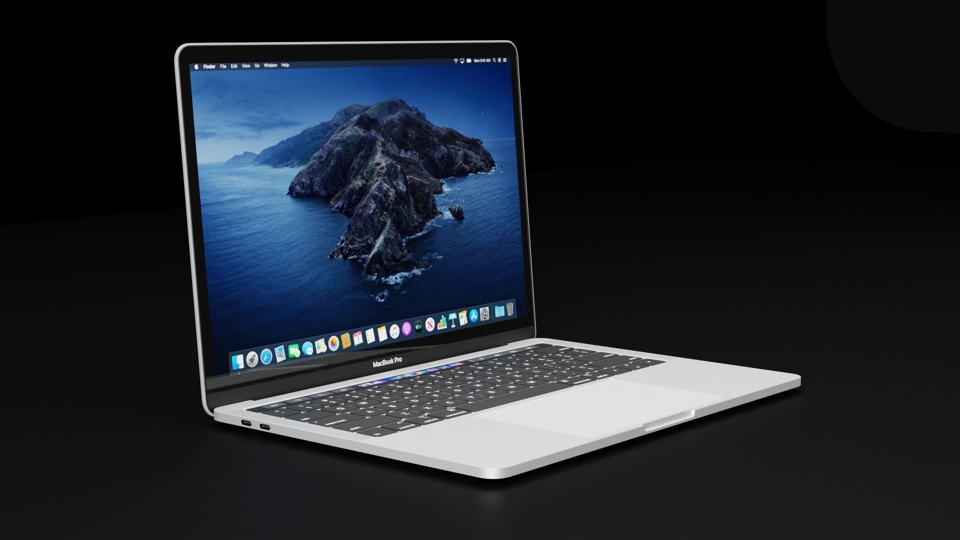 Apple Macbook Pro 13 Inch In Official Colors with Cases 3D model_6