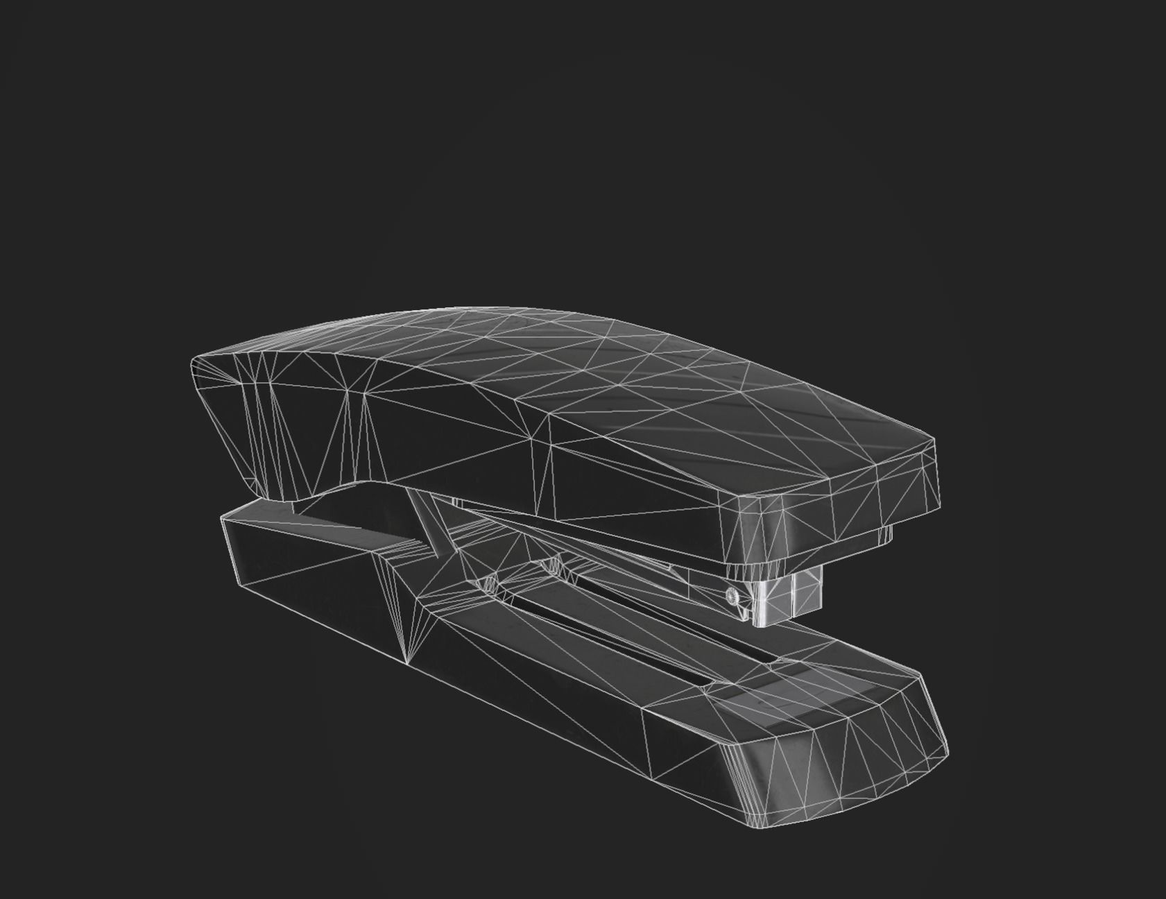 Stapler Low-poly 3D model_5