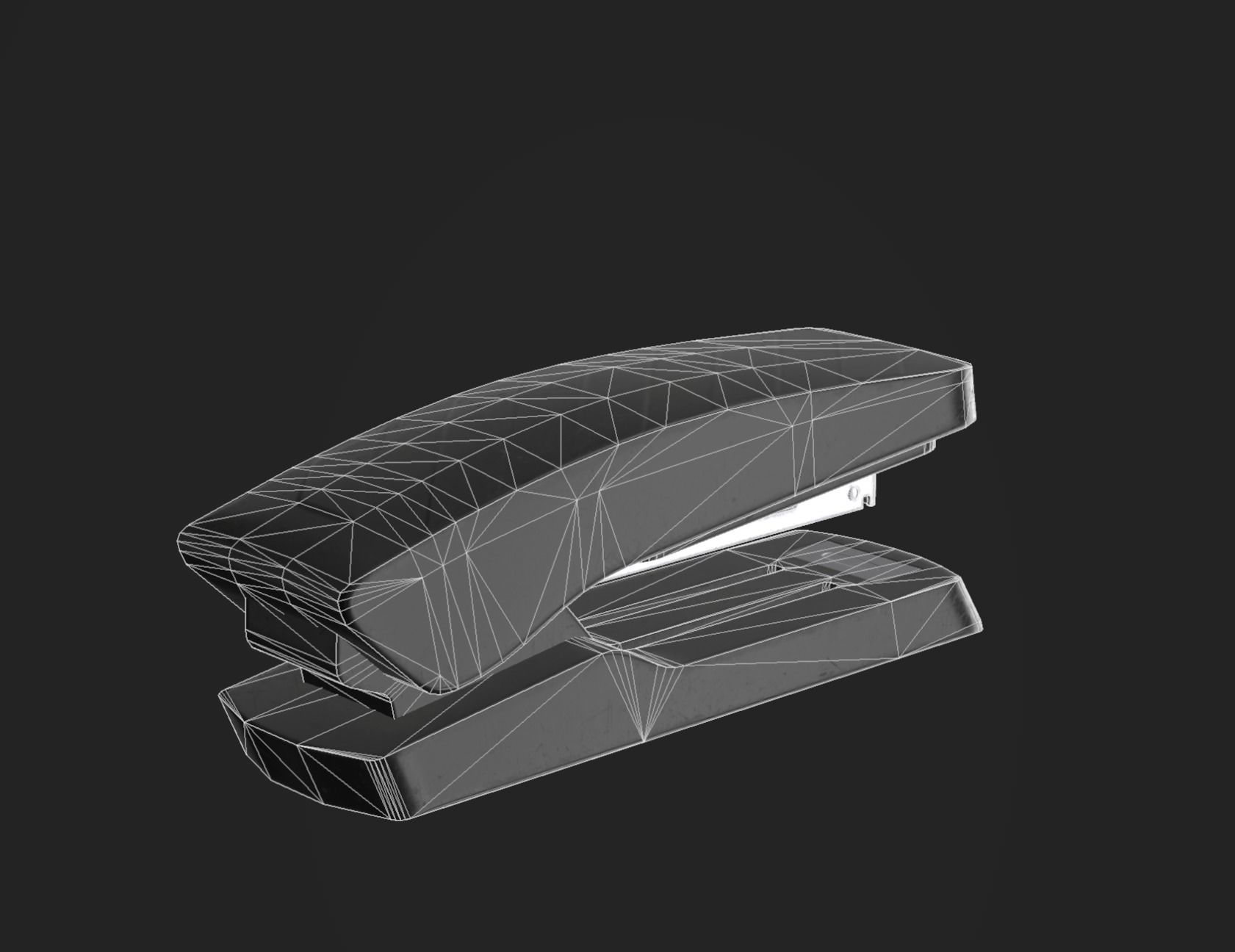 Stapler Low-poly 3D model_2
