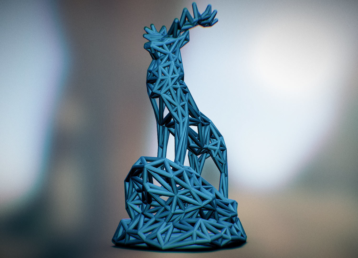 Deer Adult Male  3D print model_24