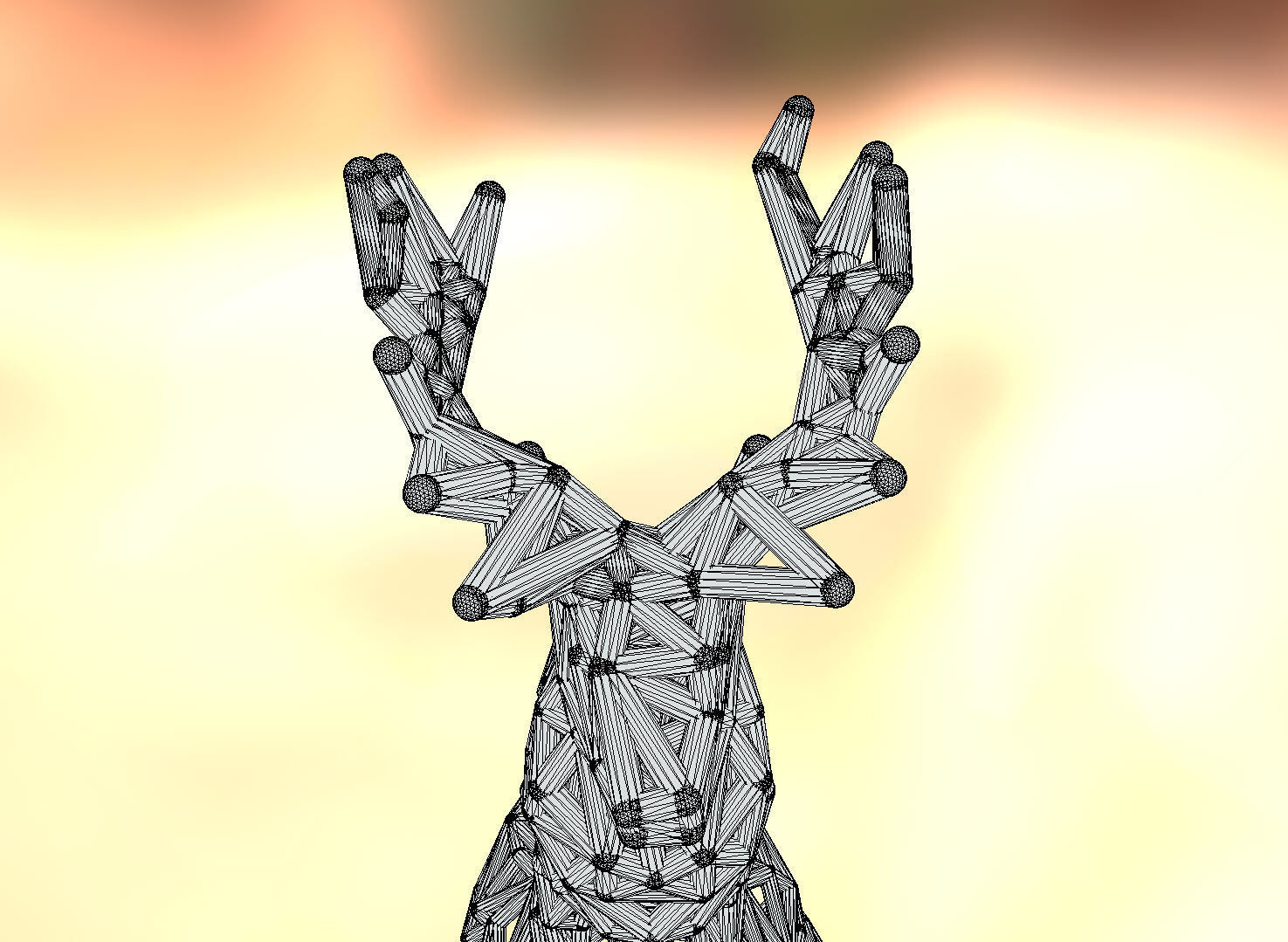 Deer Adult Male  3D print model_18