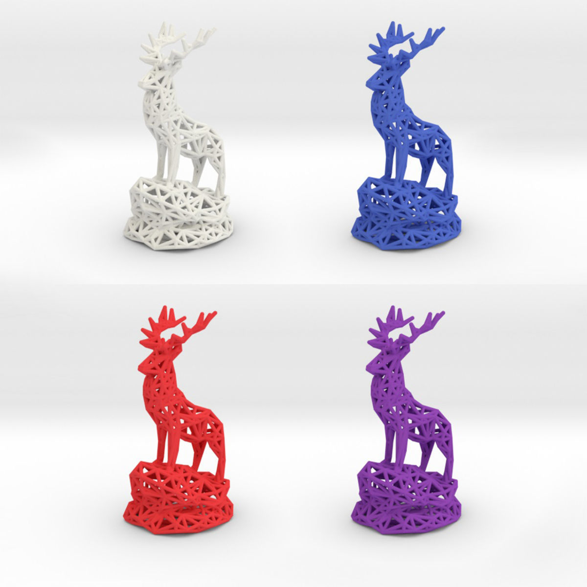 Deer Adult Male  3D print model_8