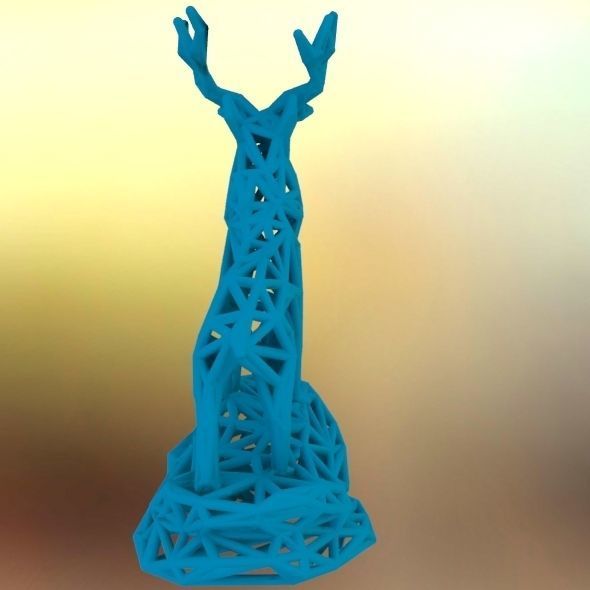 Deer Adult Male  3D print model_58