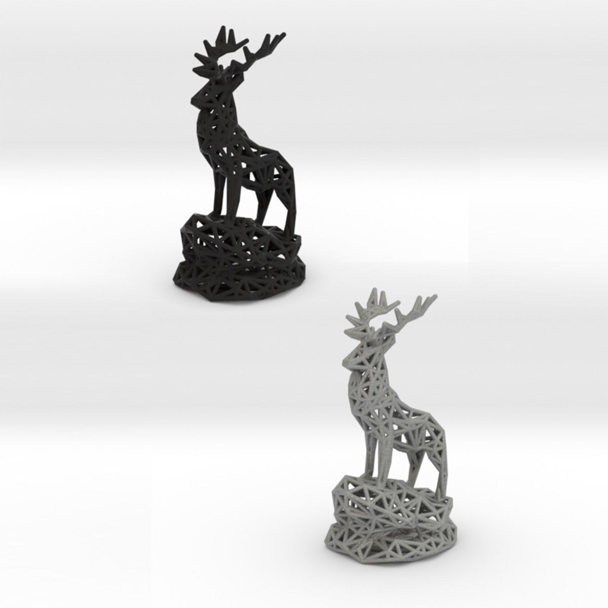 Deer Adult Male  3D print model_10