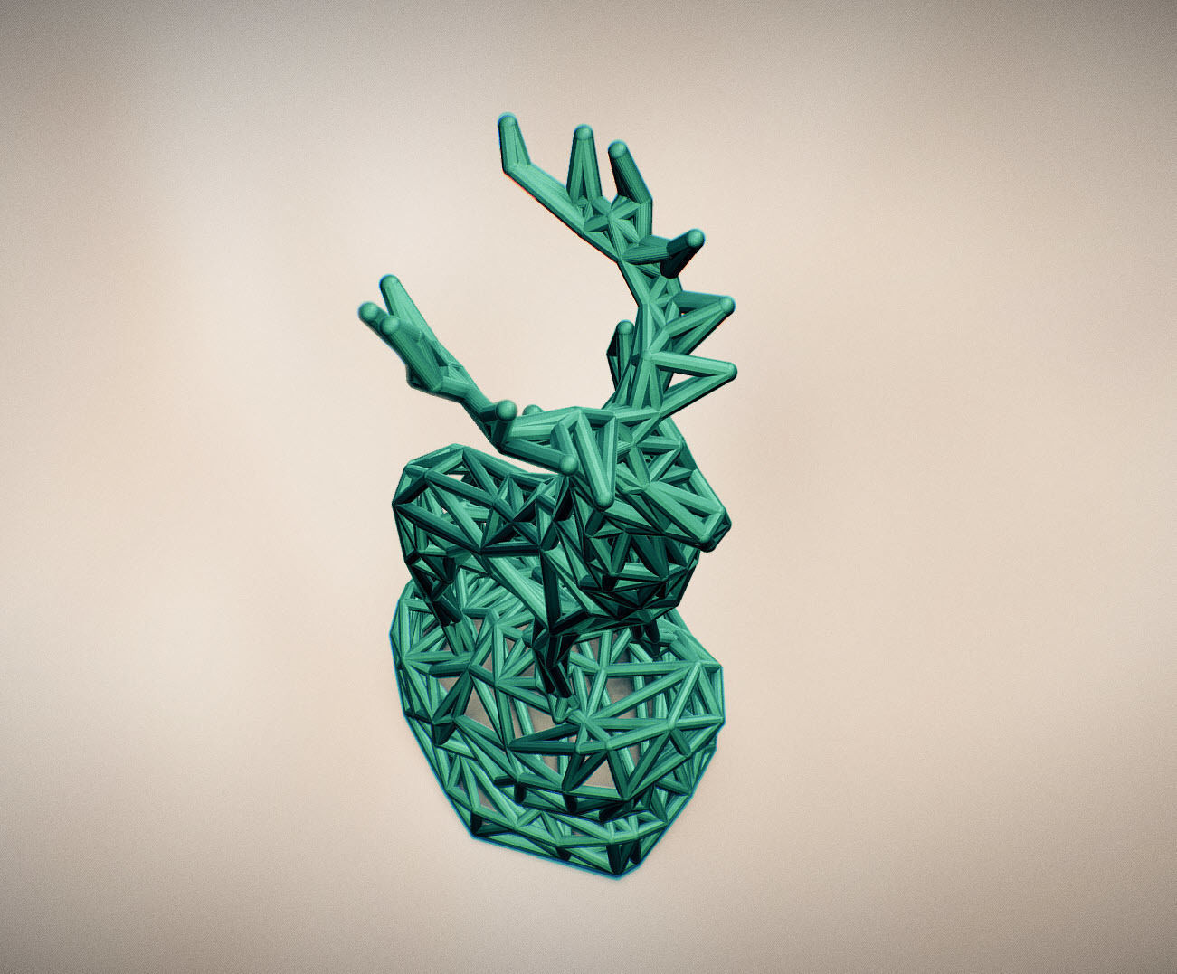 Deer Adult Male  3D print model_9
