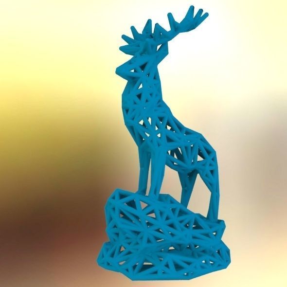 Deer Adult Male  3D print model_66