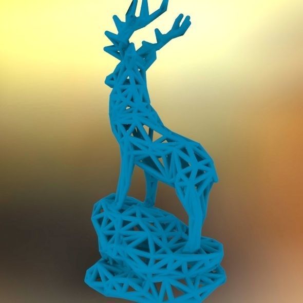 Deer Adult Male  3D print model_62