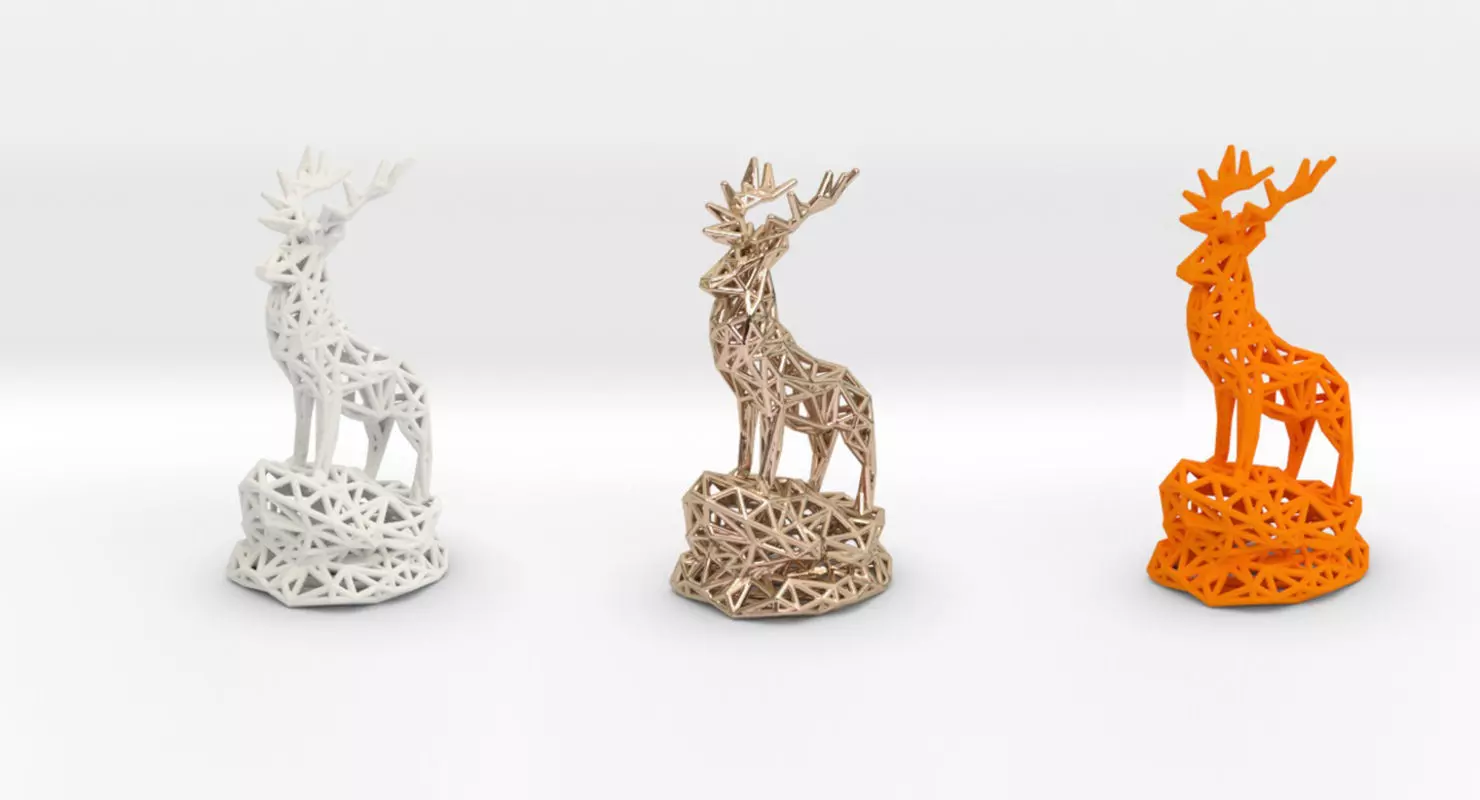 Deer Adult Male  3D print model_0