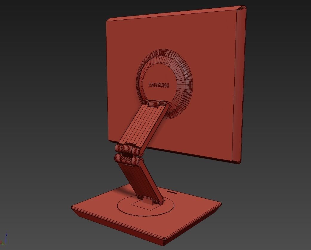 Monitor Samsung 770P 3D model_7