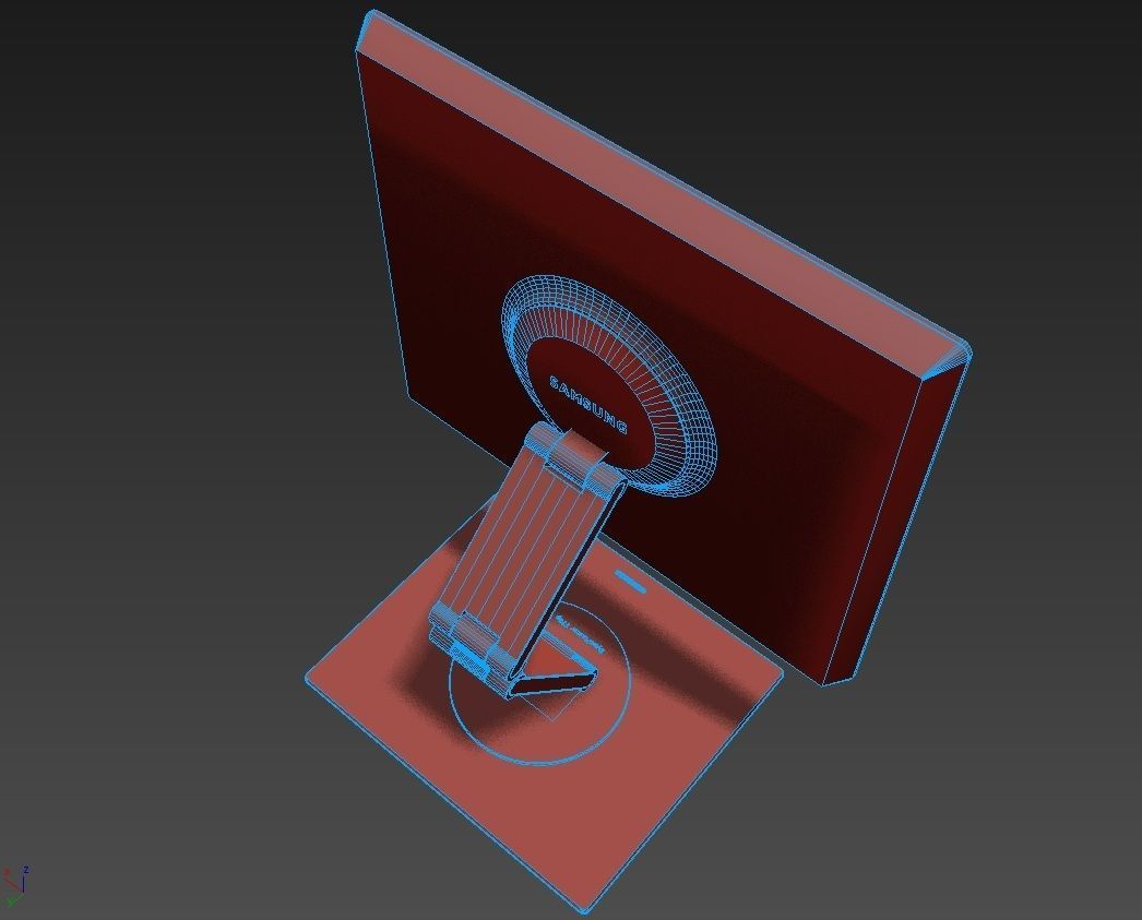 Monitor Samsung 770P 3D model_10