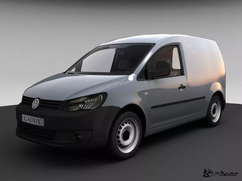 Volkswagen Caddy Kasten 2010 3D model
