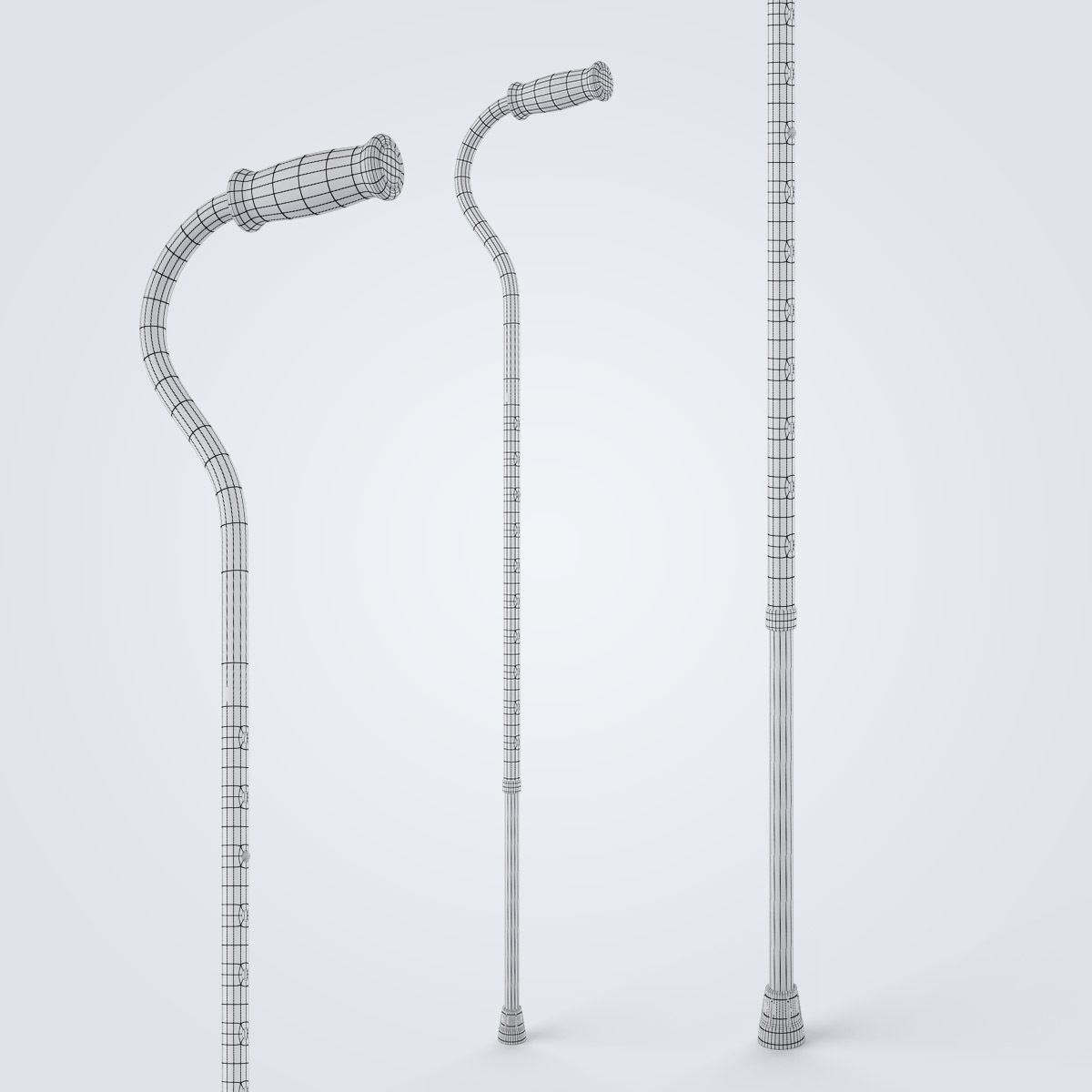 Offset Cane 3D model_15