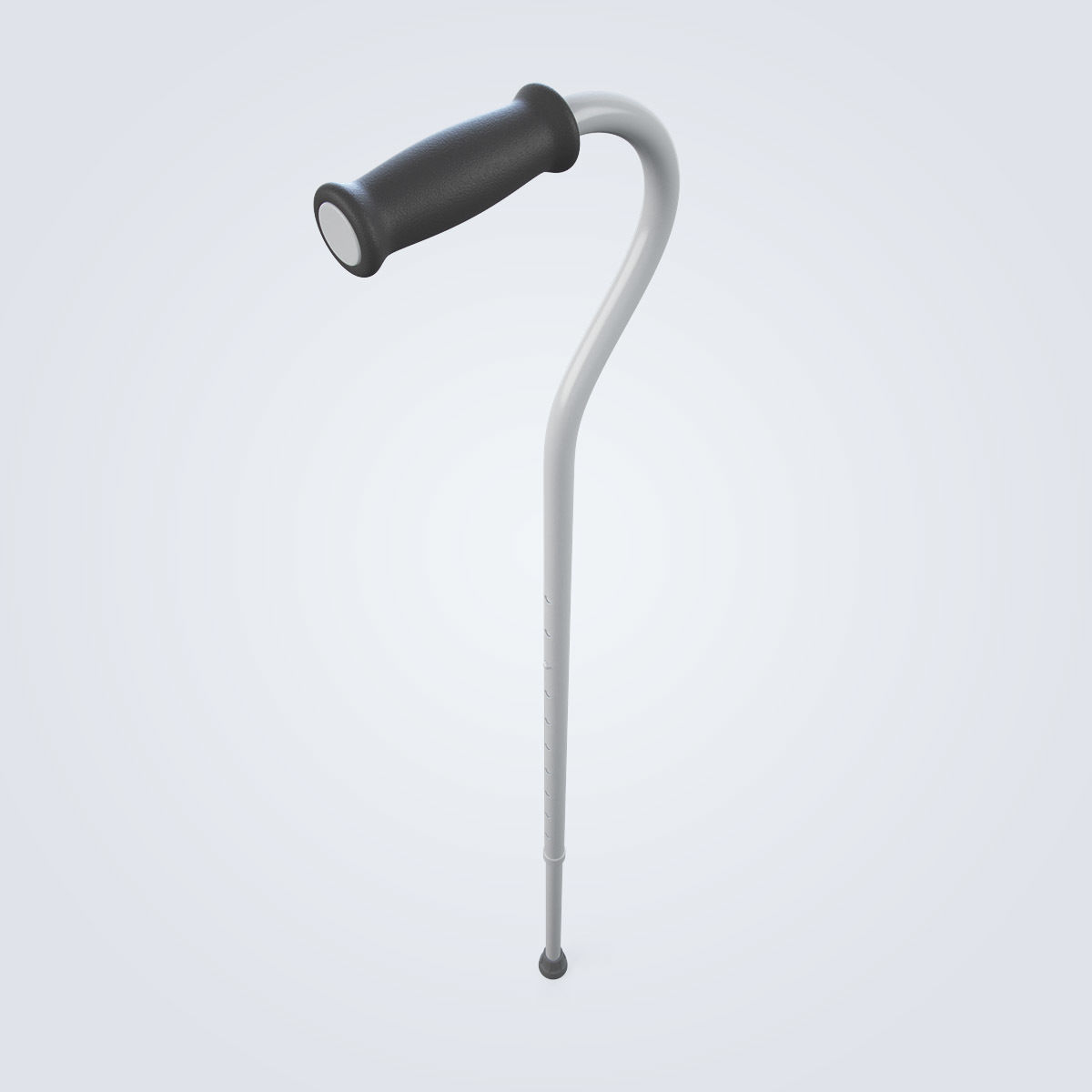 Offset Cane 3D model_4