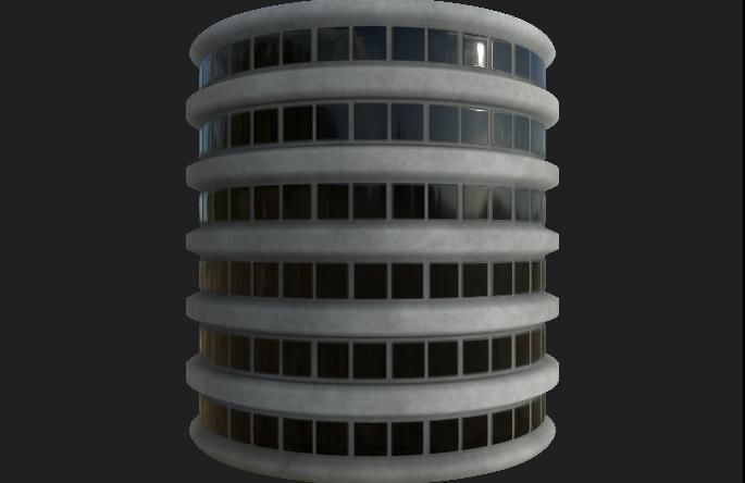 Ultra Low-Res Urban Building Facade Pack 256x256 Texture_4