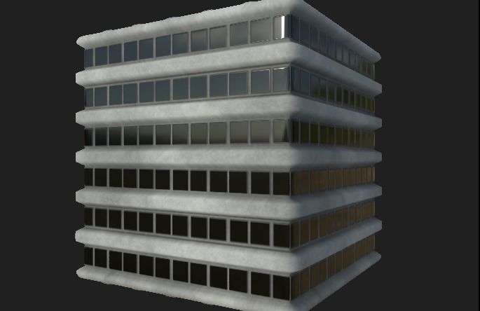 Ultra Low-Res Urban Building Facade Pack 256x256 Texture_6
