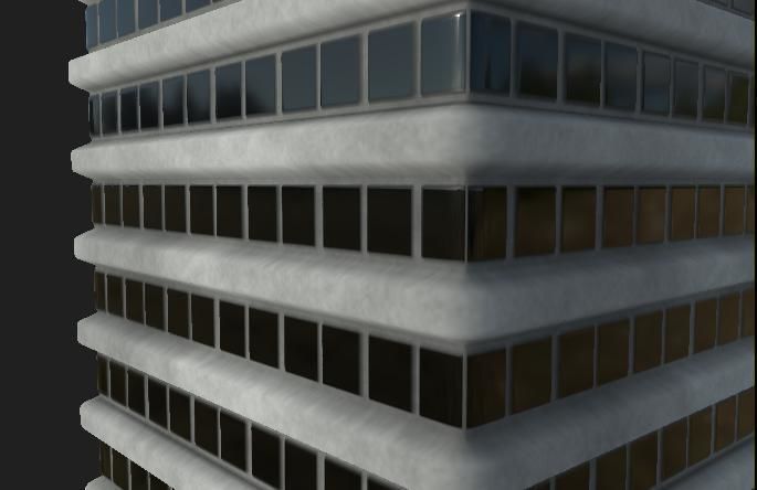 Ultra Low-Res Urban Building Facade Pack 256x256 Texture_13