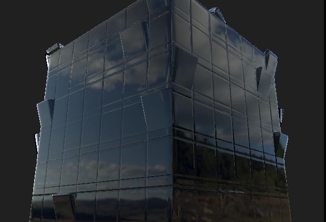 Ultra Low-Res Urban Building Facade Pack 256x256 Texture_8
