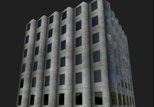 Ultra Low-Res Urban Building Facade Pack 256x256 Texture_24