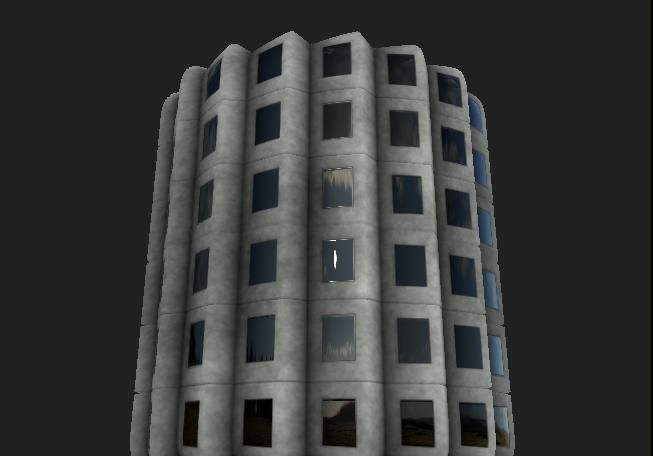 Ultra Low-Res Urban Building Facade Pack 256x256 Texture_22