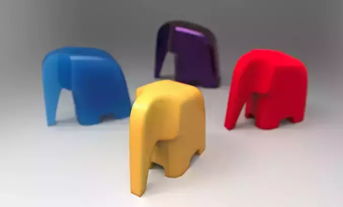 Elephant Toy SOLID PRINTABLE MODEL