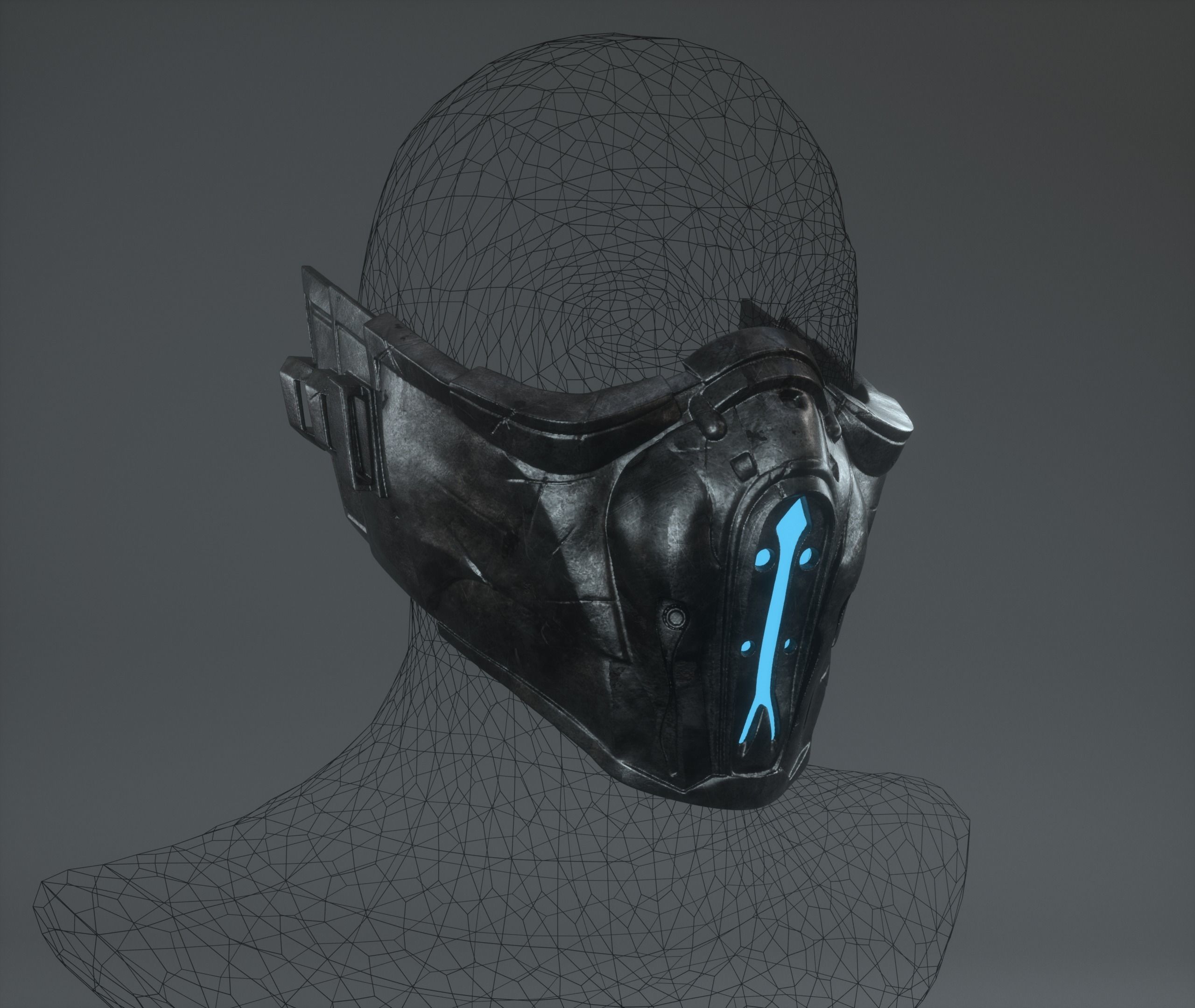 Sub-Zero SUBZERO Mask Mortal Combat X 3D print model_13