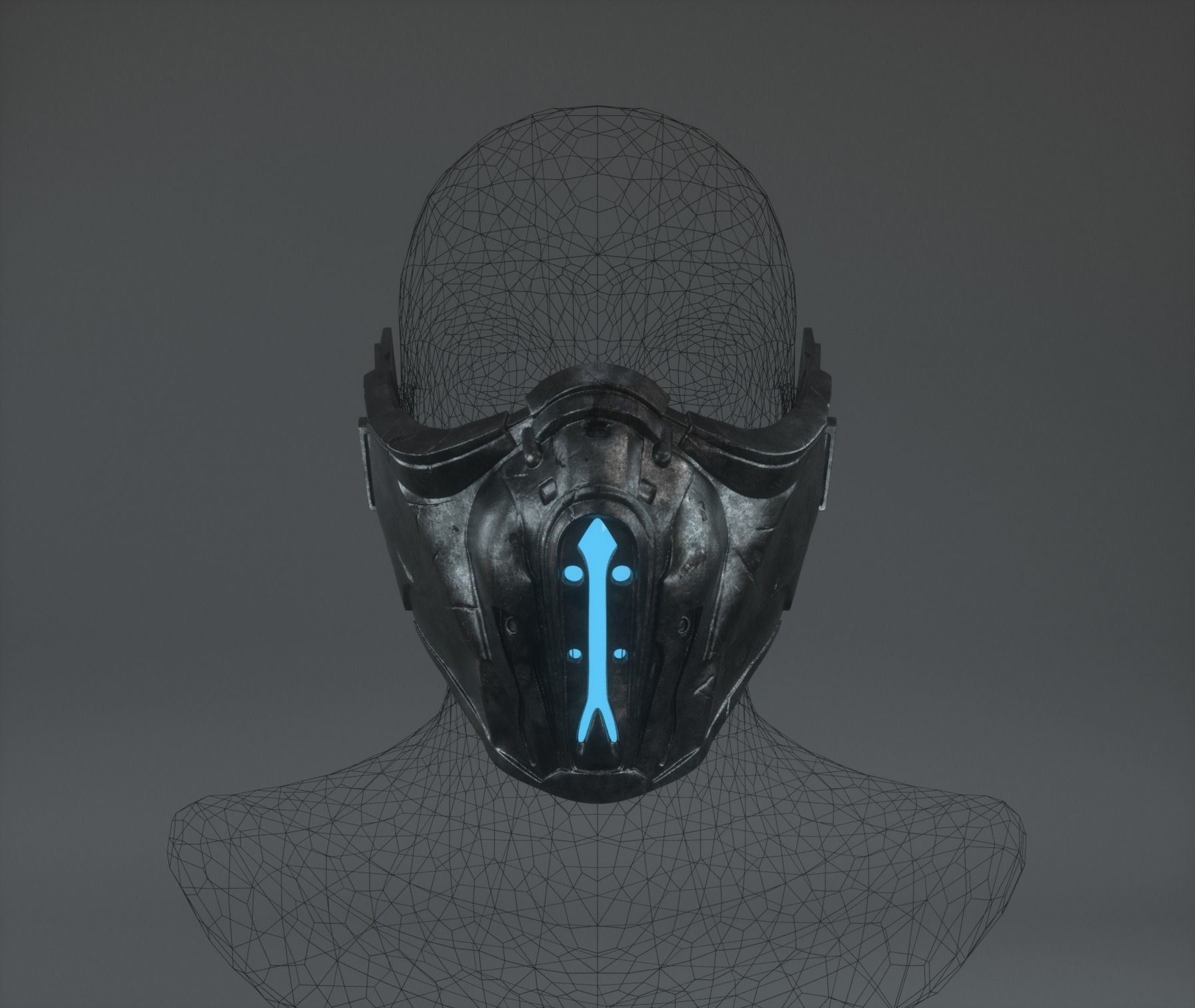 Sub-Zero SUBZERO Mask Mortal Combat X 3D print model_1