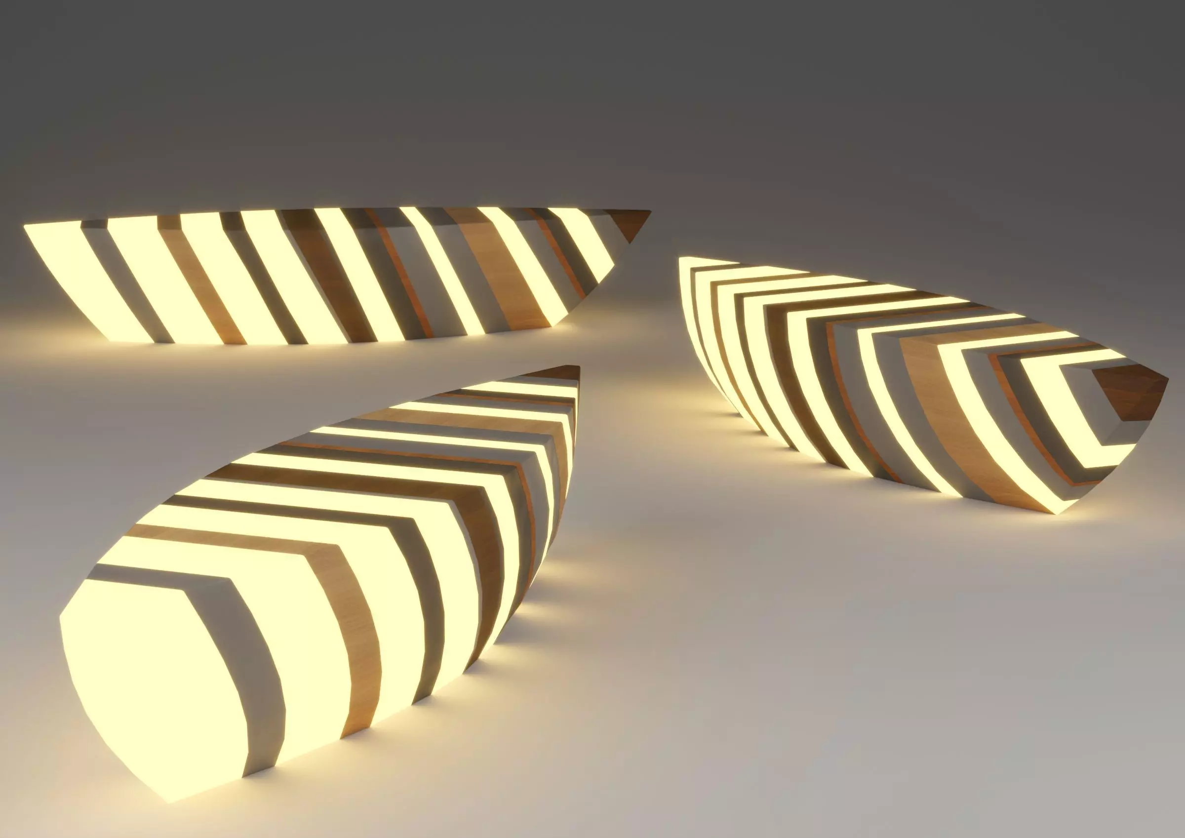 boat bench Free 3D model_0