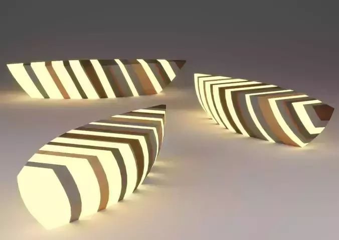 boat bench Free 3D model