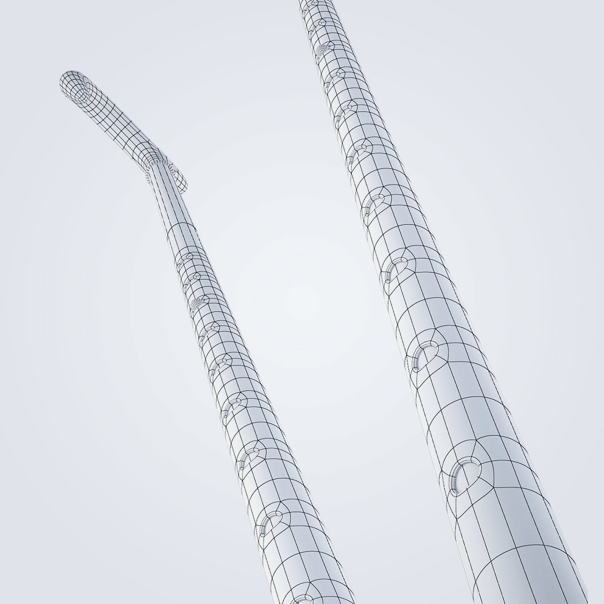 Walking Cane 3D model_11