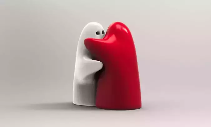 Salt Pepper Hugging Figurines Set