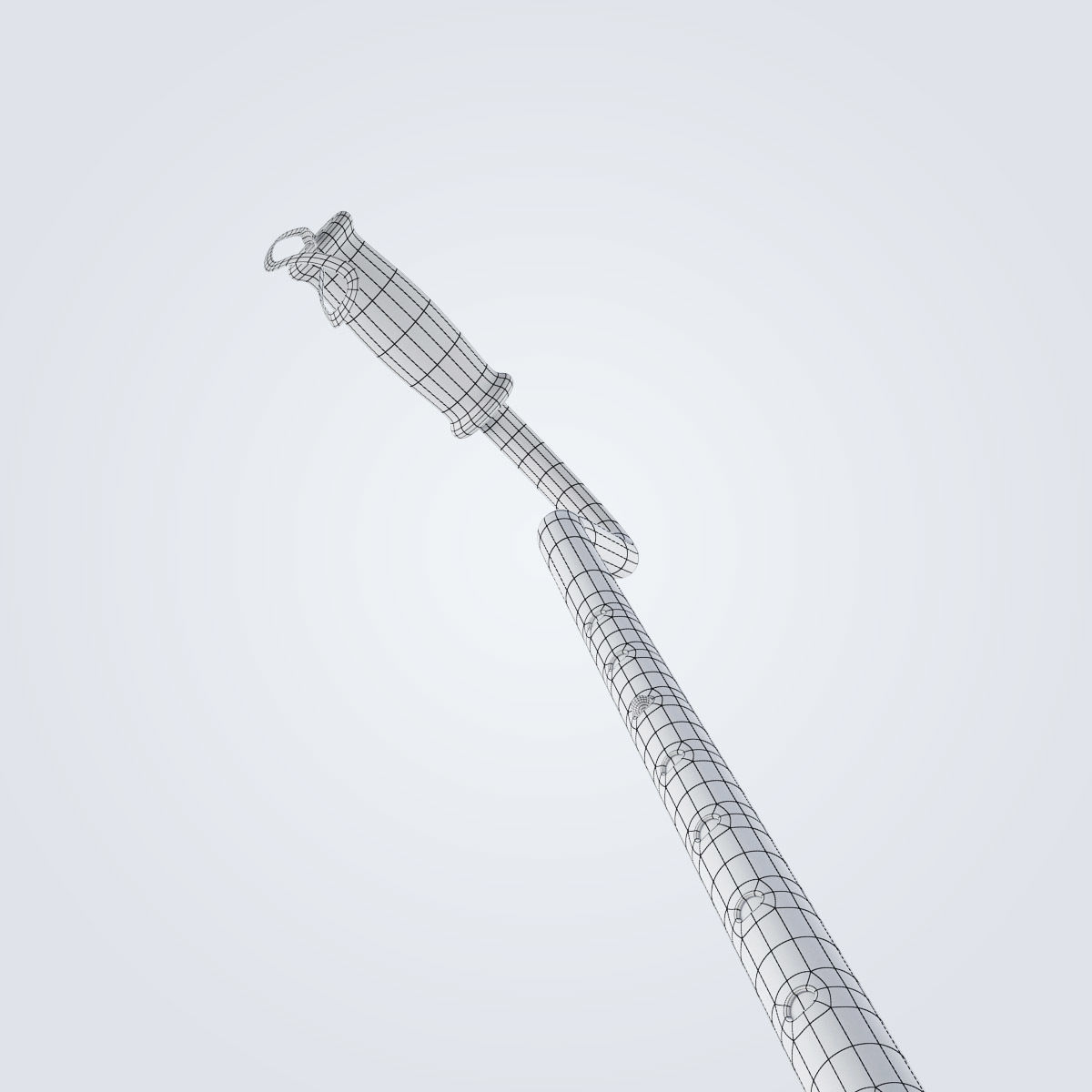 Walking Cane 3D model_14