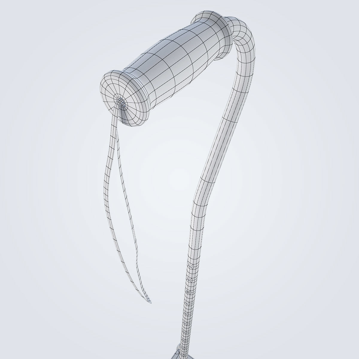 Walking Cane 3D model_11