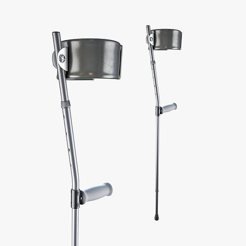 Crutches crutch 3D model