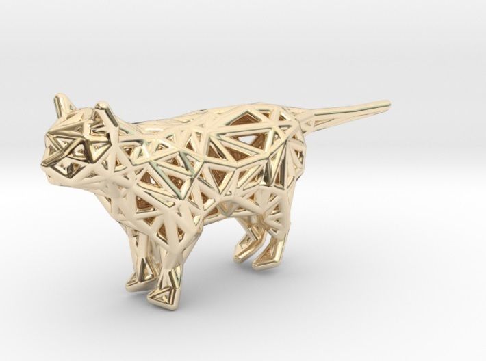 Standing Cat 3D print model_26