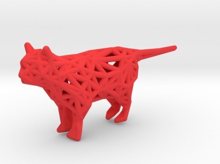 Standing Cat 3D print model_11
