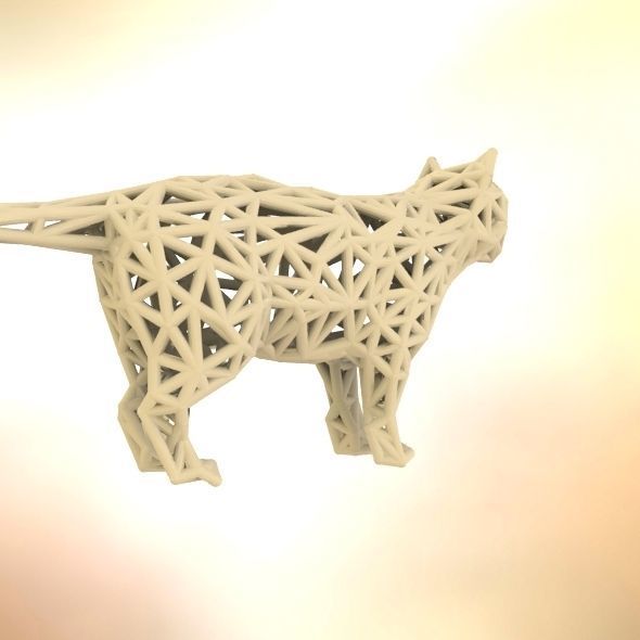Standing Cat 3D print model_40